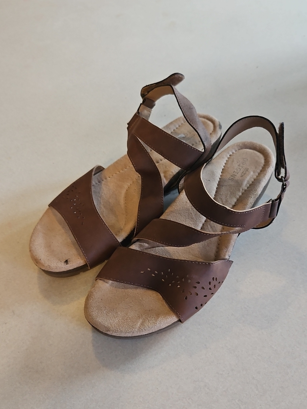 Earth Origins Karlie Chocolate Wedge Sandals
